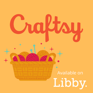 Basket with yarn and Craftsy logo