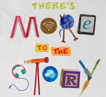 National Library Week 2023 There's More to the Story Logo